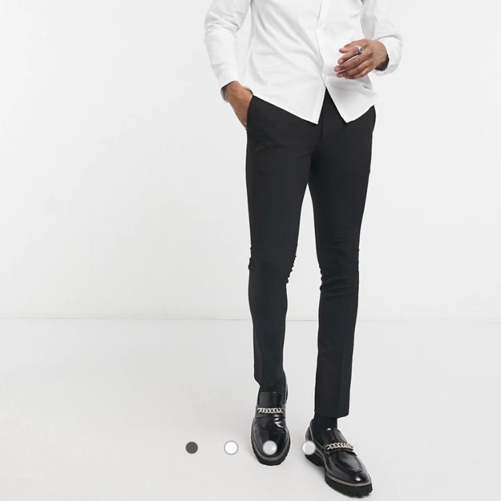 Bolongaro Trevor Plain Skinny Suit Pants